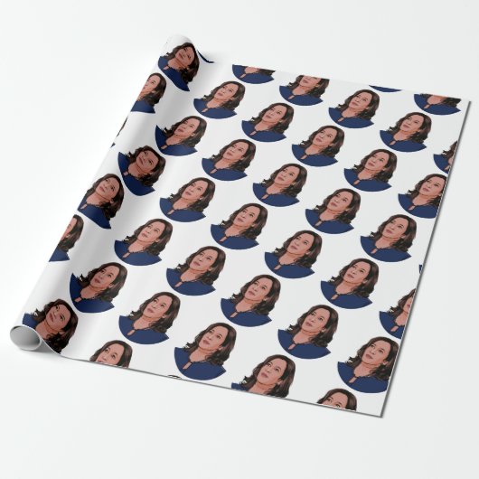 Vice President Kamala Harris Cadeaupapier (Uitgerold)