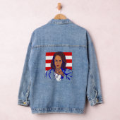 Vice-president Kamala Harris Flag Denim Jacket (Hangar)