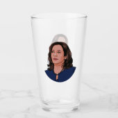 Vice President Kamala Harris Glas (Voorkant)