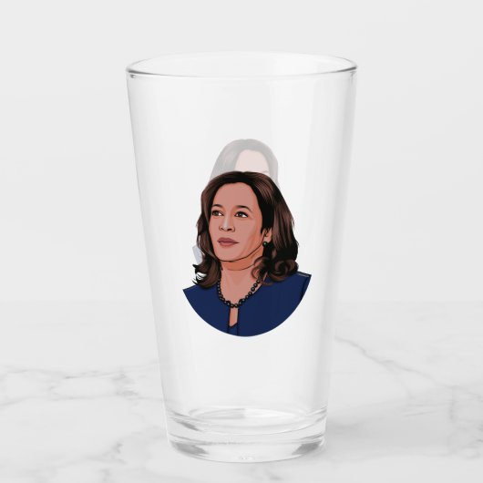 Vice President Kamala Harris Glas (Voorkant)