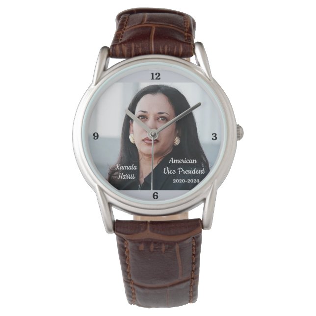 VICE PRESIDENT KAMALA HARRIS HORLOGE (Voorkant)