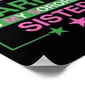 Vice-President Kamala Harris is mijn zusje Poster (Hoek)