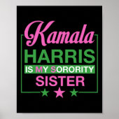 Vice-President Kamala Harris is mijn zusje Poster (Voorkant)