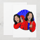 vice - president kamala harris meme grappig kaart (Voorkant / Achterkant)