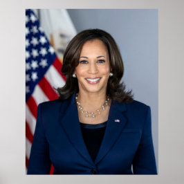 Vice-President Kamala Harris Officiële foto Poster