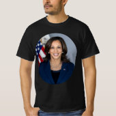 Vice-President Kamala Harris Officiële fotowaarde T-shirt (Voorkant)