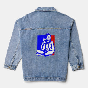 Vice-president Kamala Harris Patriottisch Denim Jacket