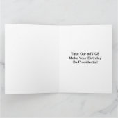 Vice-President Kamala Harris Portret Verjaardag Kaart (Binnen)