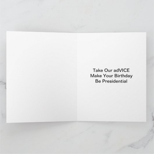 Vice-President Kamala Harris Portret Verjaardag Kaart (Binnen)