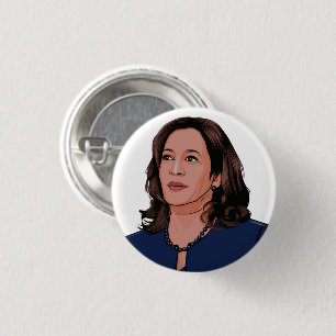 Vice President Kamala Harris Ronde Button 3,2 Cm