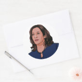Vice President Kamala Harris Ronde Sticker (Envelop)