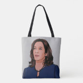 Vice President Kamala Harris Tote Bag (Achterkant)