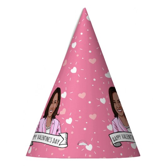 Vice-President Kamala Harris Valentijnsdag Feesthoedjes (Links)