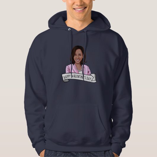 Vice-President Kamala Harris Valentijnsdag Hoodie (Voorkant)