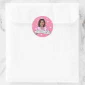 Vice-President Kamala Harris Valentijnsdag Ronde Sticker (Tas)