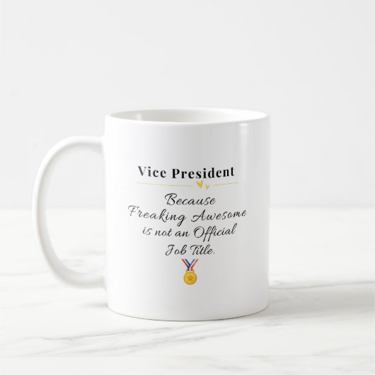 Vice President Koffiemok (Links)