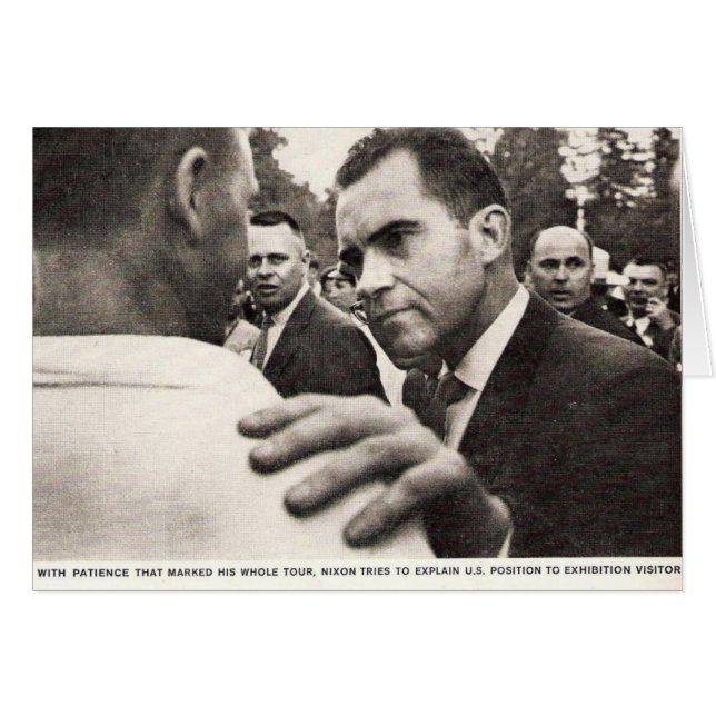 Vice-President Nixon in de Sovjet-Unie (Voorkant Horizontaal)