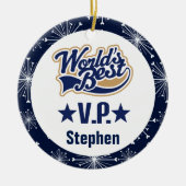 Vice President Personalized Gift Ornament (Voorkant)