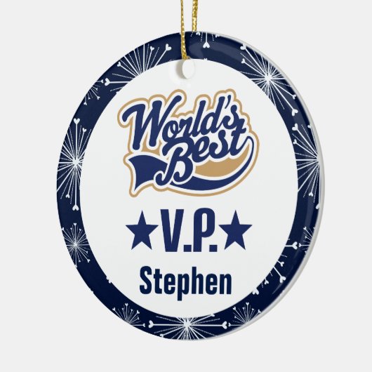 Vice President Personalized Gift Ornament (Links)