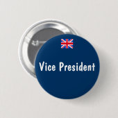 Vice President Ronde Button 5,7 Cm (Voorkant /achterkant)