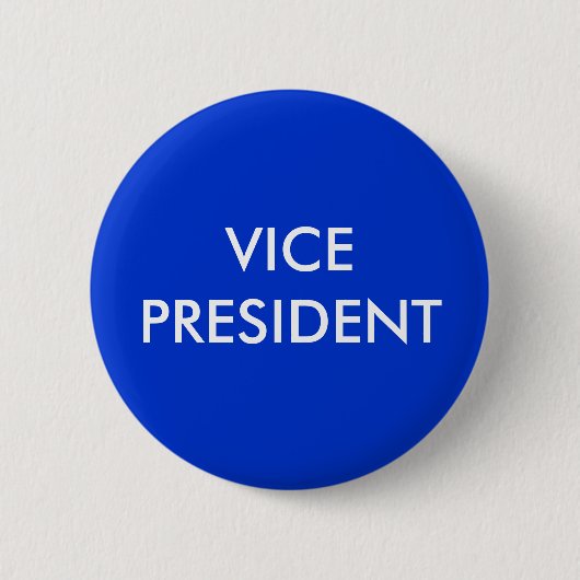 VICE-PRESIDENT RONDE BUTTON 5,7 CM (Voorkant)