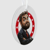 Vice President Vance Acryl Ornament (voorkant)