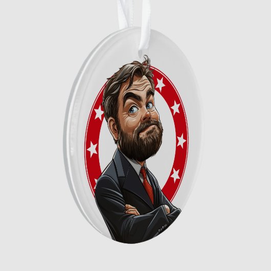 Vice President Vance Acryl Ornament (voorkant)