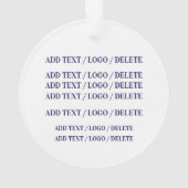 Vice President Vance Acryl Ornament (achterkant)