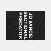 Vice President Vance Kussen Liefhebber Grappig Rep Fleece Deken (Voorkant (Horizontaal))