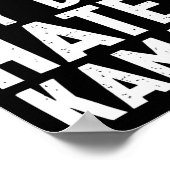 Vice President VP Zelfs mijn hond haat Kamala Harr Poster (Hoek)