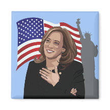 Vice Press Kamala Harris Vlag Vrijheidsbeeld