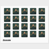 Viceadmiraal Robert Fitzroy Vierkante Sticker (Vel)