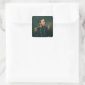 Viceadmiraal Robert Fitzroy Vierkante Sticker (Tas)