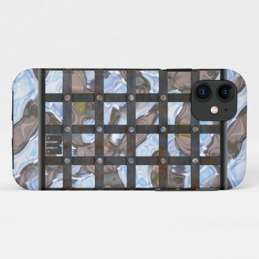 Vicegate Modern Chic Monogram Case-Mate iPhone Case (Achterkant (horizontaal))