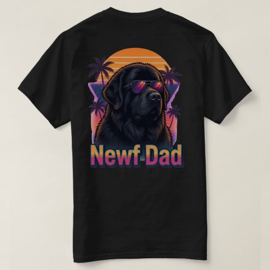 ViceNewfDad T-shirt (Design achterkant)