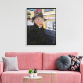 Vicente Castellano Benci Schilderij van Alfred Fox Canvas Afdruk (Insitu (Woonkamer))