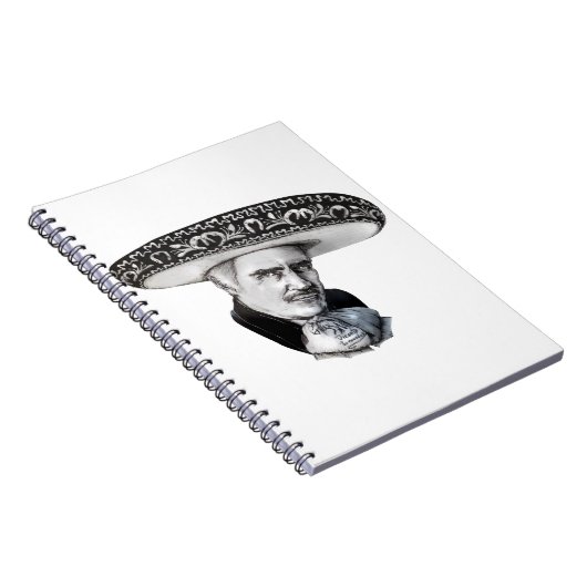 Vicente Fernandez Sombrero Drawing Notitieboek (Rechterzijde)