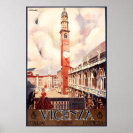 VICENZA Basilica Palladiana  Italiaans reizen Poster