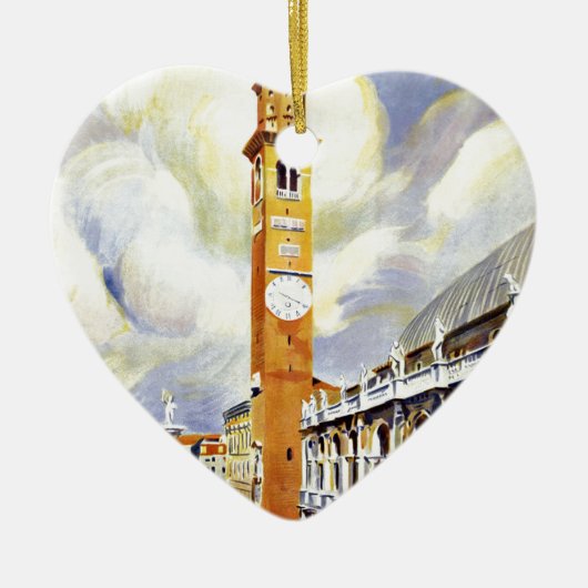 Vicenza Italië Basilica Palladiana Keramisch Ornament (Voorkant)