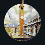 Vicenza Italië Basilica Palladiana Keramisch Ornament<br><div class="desc">Vicenza Italië Basilica Palladiana -      TravelOude reisreclame die vakantie uit Europa,  Amerika,  Azië en nog veel meer over de hele wereld promoot. Goed voor cadeaus en Souvenir voor vrienden en familie.</div>