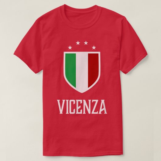 Vicenza, Italië - Italiaanse Italië T-shirt (Design voorkant)