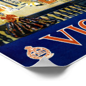 Vicenza Italy Vintage Travel Poster hersteld (Hoek)