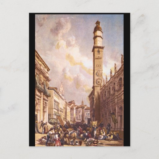 Vicenza', James Duffield Harding_Engravings Briefkaart (Voorkant)
