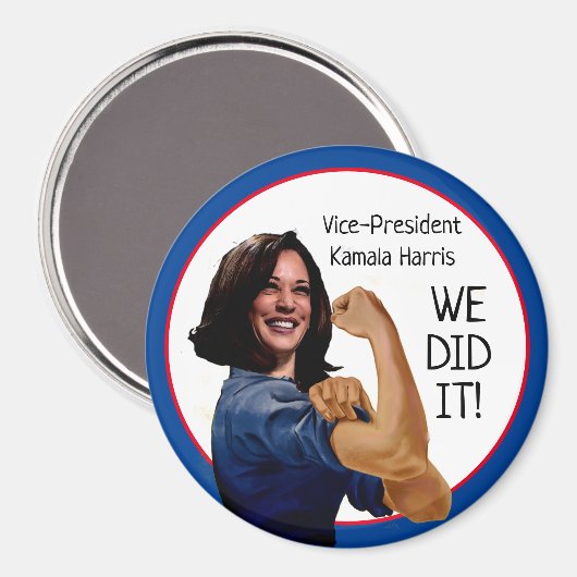 VicePresident Kamala Harris als Rosie Magneet (Voorkant / Achterkant)