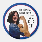 VicePresident Kamala Harris als Rosie Magneet (Voorkant)