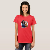 VicePresident Kamala Harris als Rosie T-shirt (Voorkant volledig)