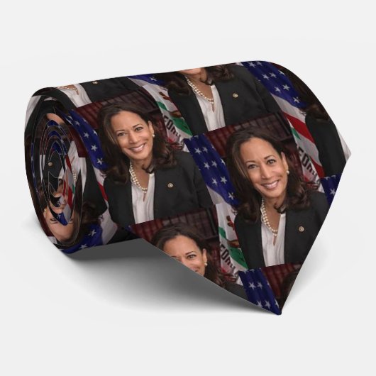 VicePresident Kamala Harris Necktie Stropdas (Opgerold)