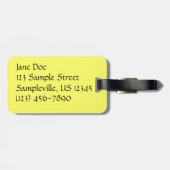 Viceroy Butterfly Beauful Natuur Fotografie Bagagelabel (Achterkant horizontaal)