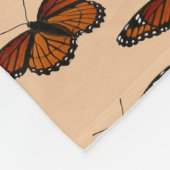 Viceroy Butterfly Beauful Natuur Fotografie Fleece Deken (Hoek)