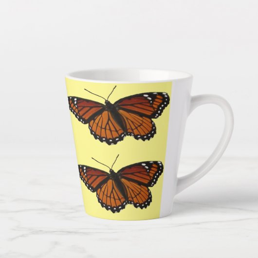 Viceroy Butterfly Beauful Natuur Fotografie Latte Mok (Rechts)